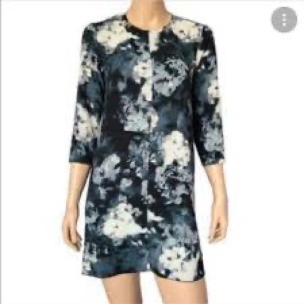 Aritzia Wilfred Myosotis Abstract Floral Dress - Picture 12 of 12